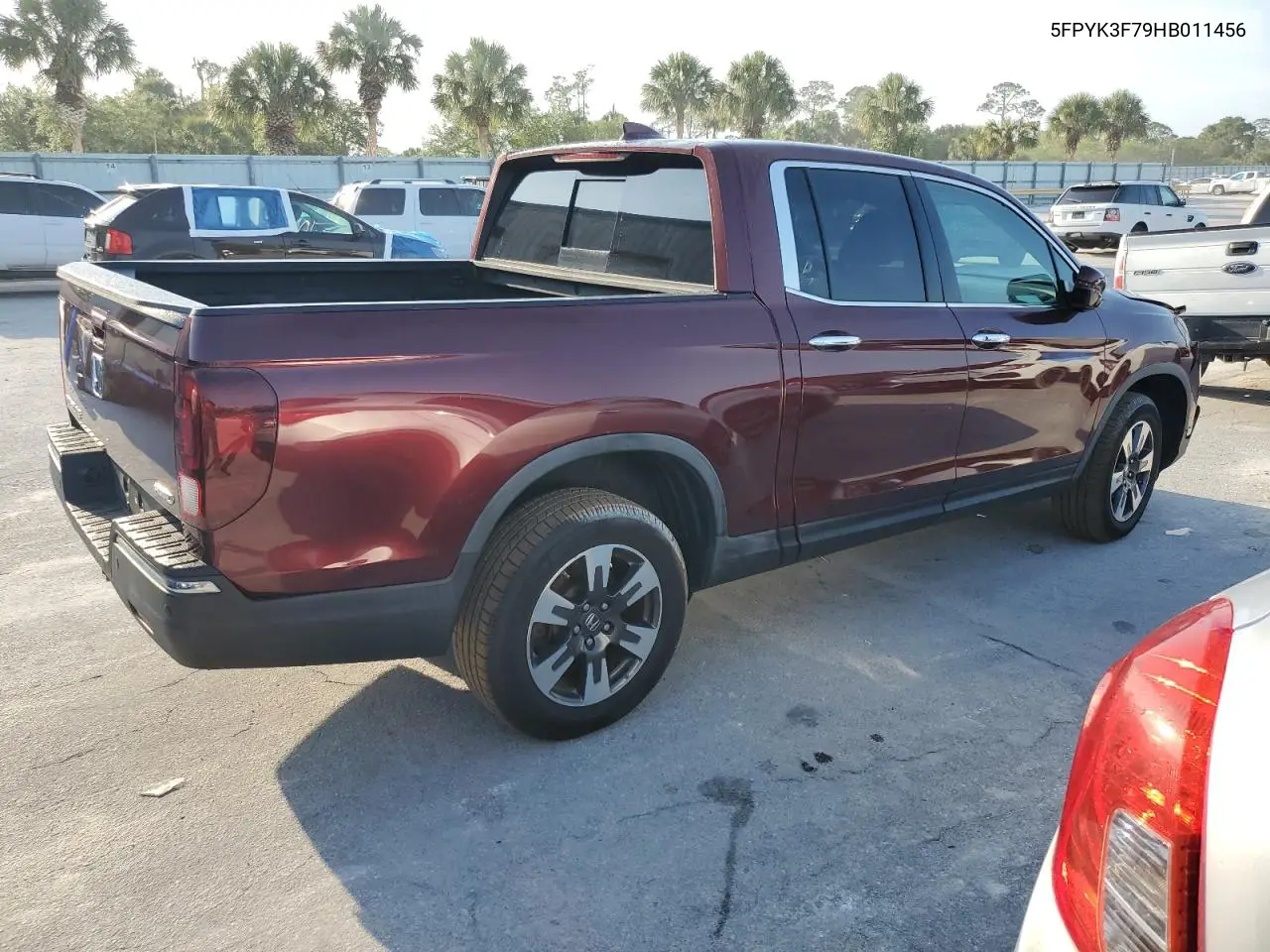 2017 Honda Ridgeline Rtl VIN: 5FPYK3F79HB011456 Lot: 54184705