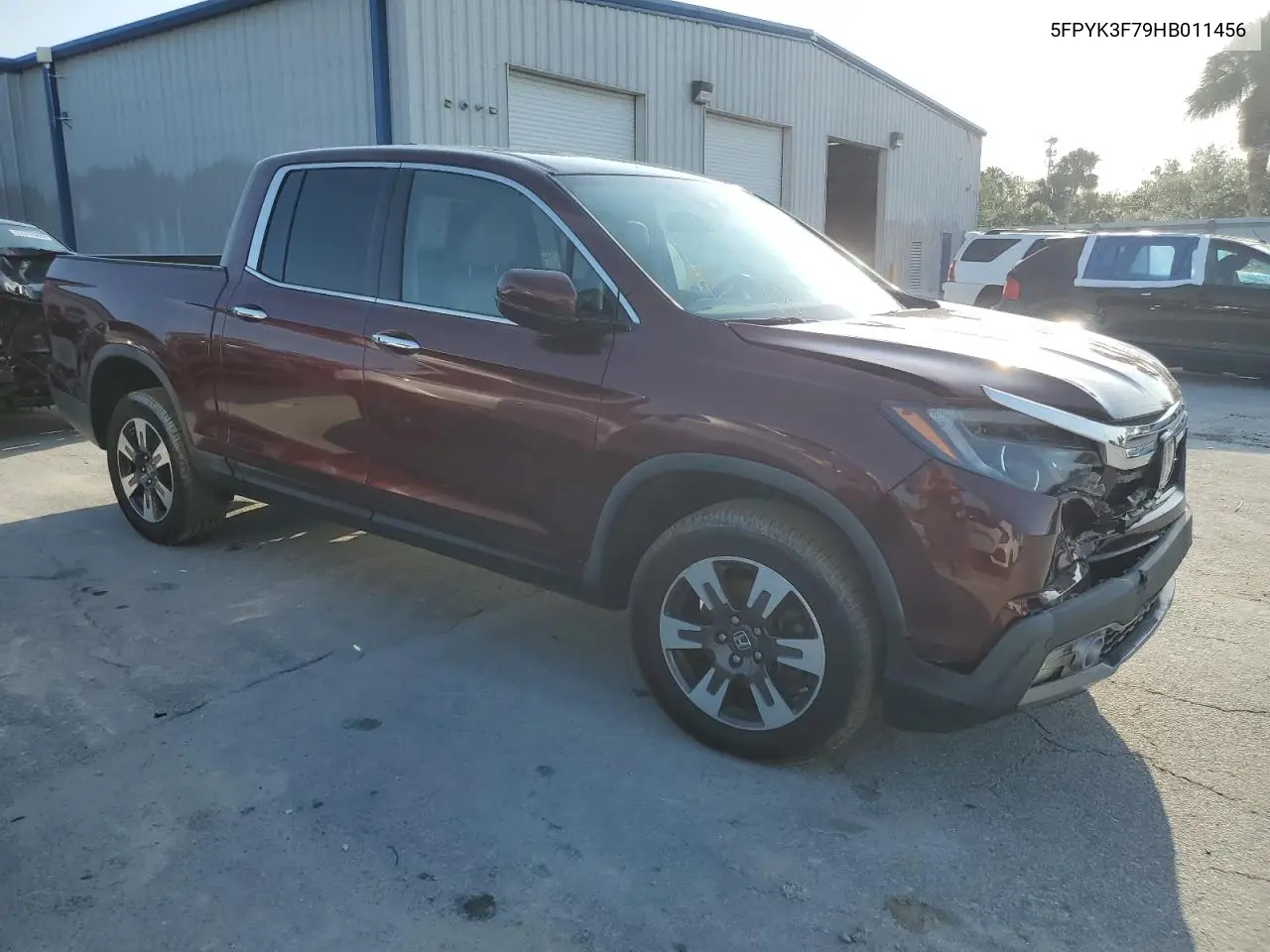 2017 Honda Ridgeline Rtl VIN: 5FPYK3F79HB011456 Lot: 54184705