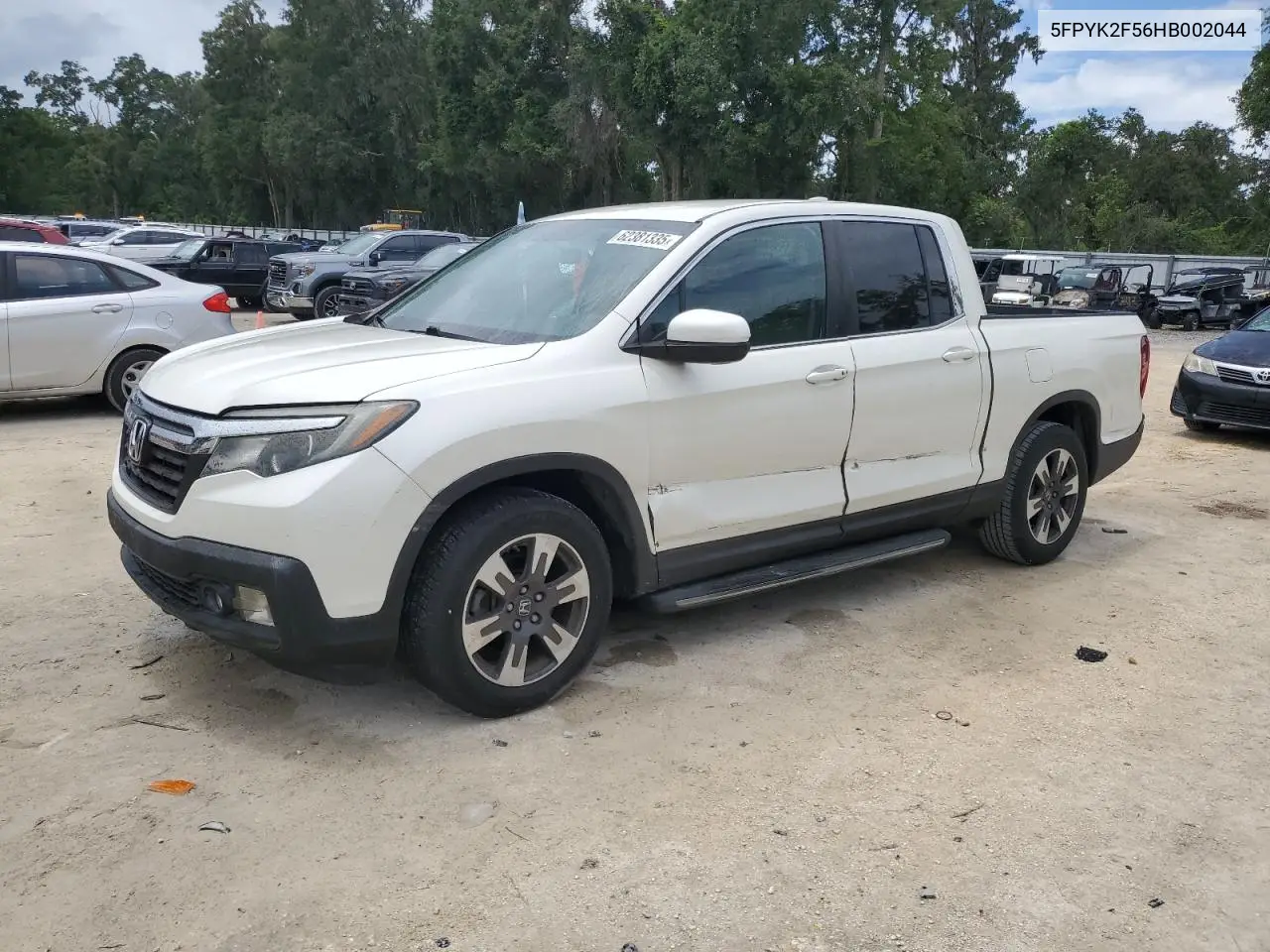 2017 Honda Ridgeline Rtl VIN: 5FPYK2F56HB002044 Lot: 62381335