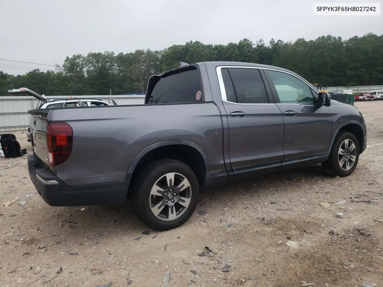 2017 Honda Ridgeline Rtl VIN: 5FPYK3F65HB027242 Lot: 62584355