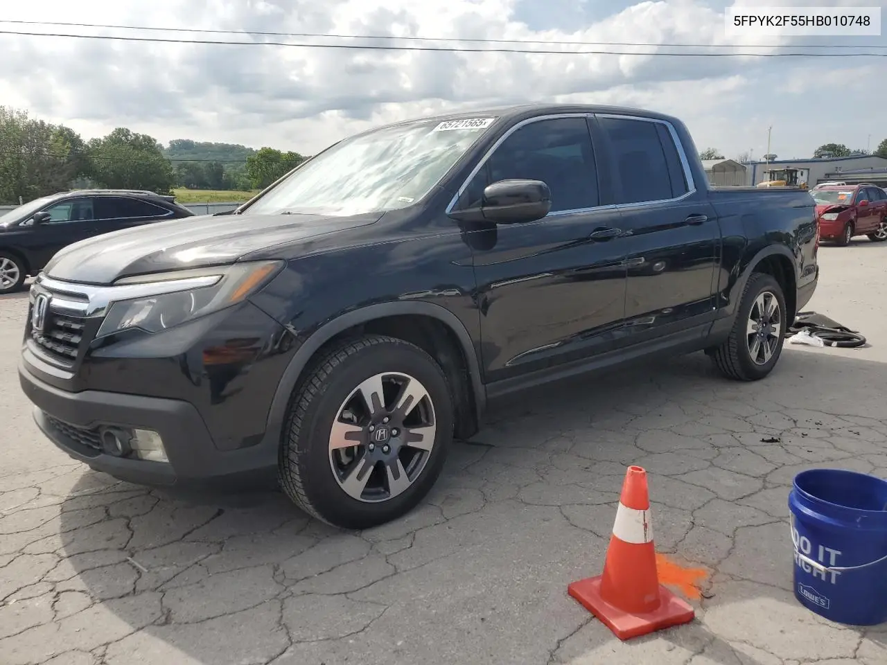 2017 Honda Ridgeline Rtl VIN: 5FPYK2F55HB010748 Lot: 65721565