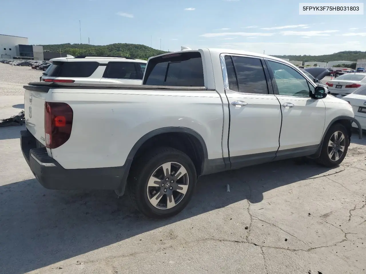 2017 Honda Ridgeline Rtl VIN: 5FPYK3F75HB031803 Lot: 66001295