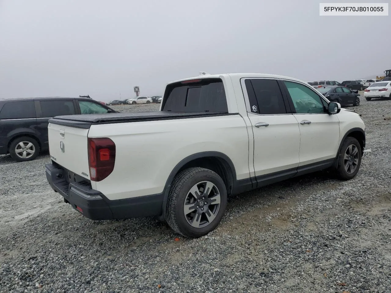 2018 Honda Ridgeline Rtl VIN: 5FPYK3F70JB010055 Lot: 86511494