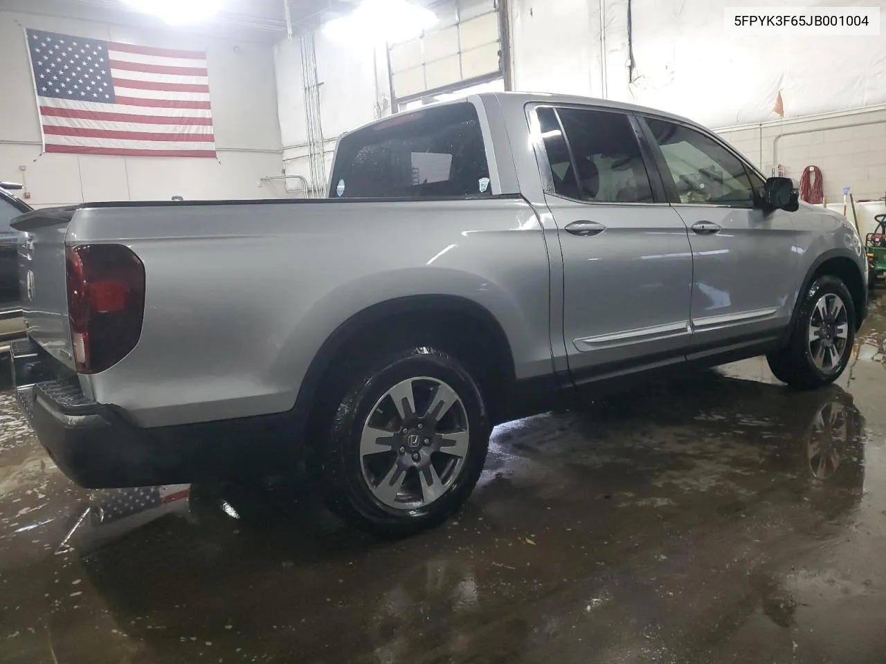 2018 Honda Ridgeline Rtl VIN: 5FPYK3F65JB001004 Lot: 89132755