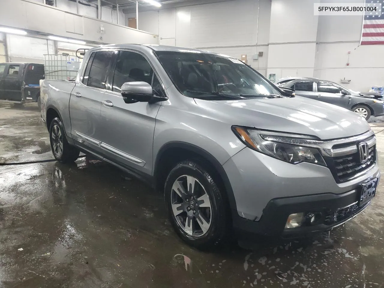 2018 Honda Ridgeline Rtl VIN: 5FPYK3F65JB001004 Lot: 89132755