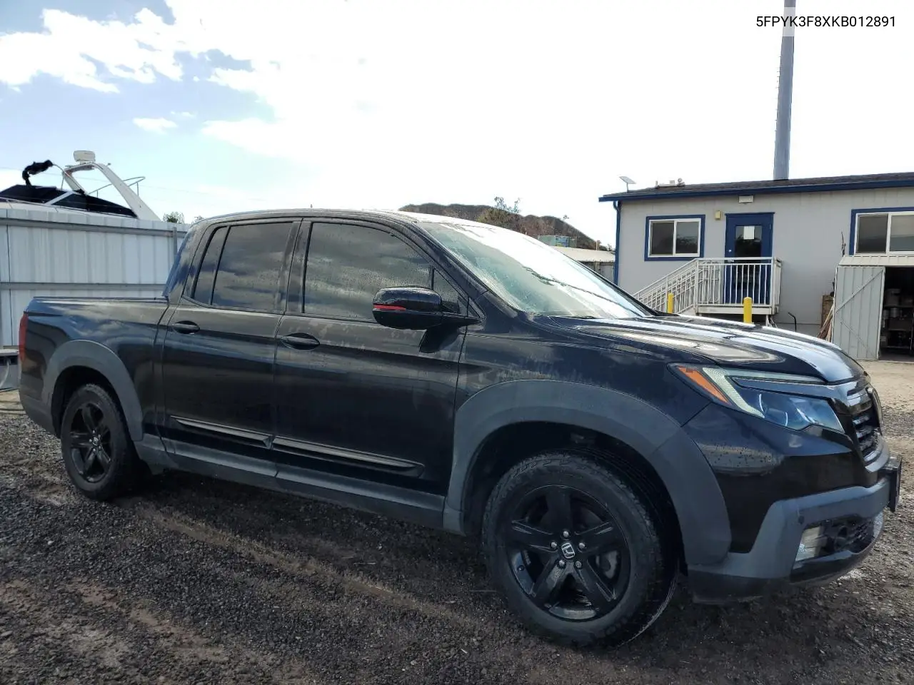 2019 Honda Ridgeline Black Edition VIN: 5FPYK3F8XKB012891 Lot: 43074505