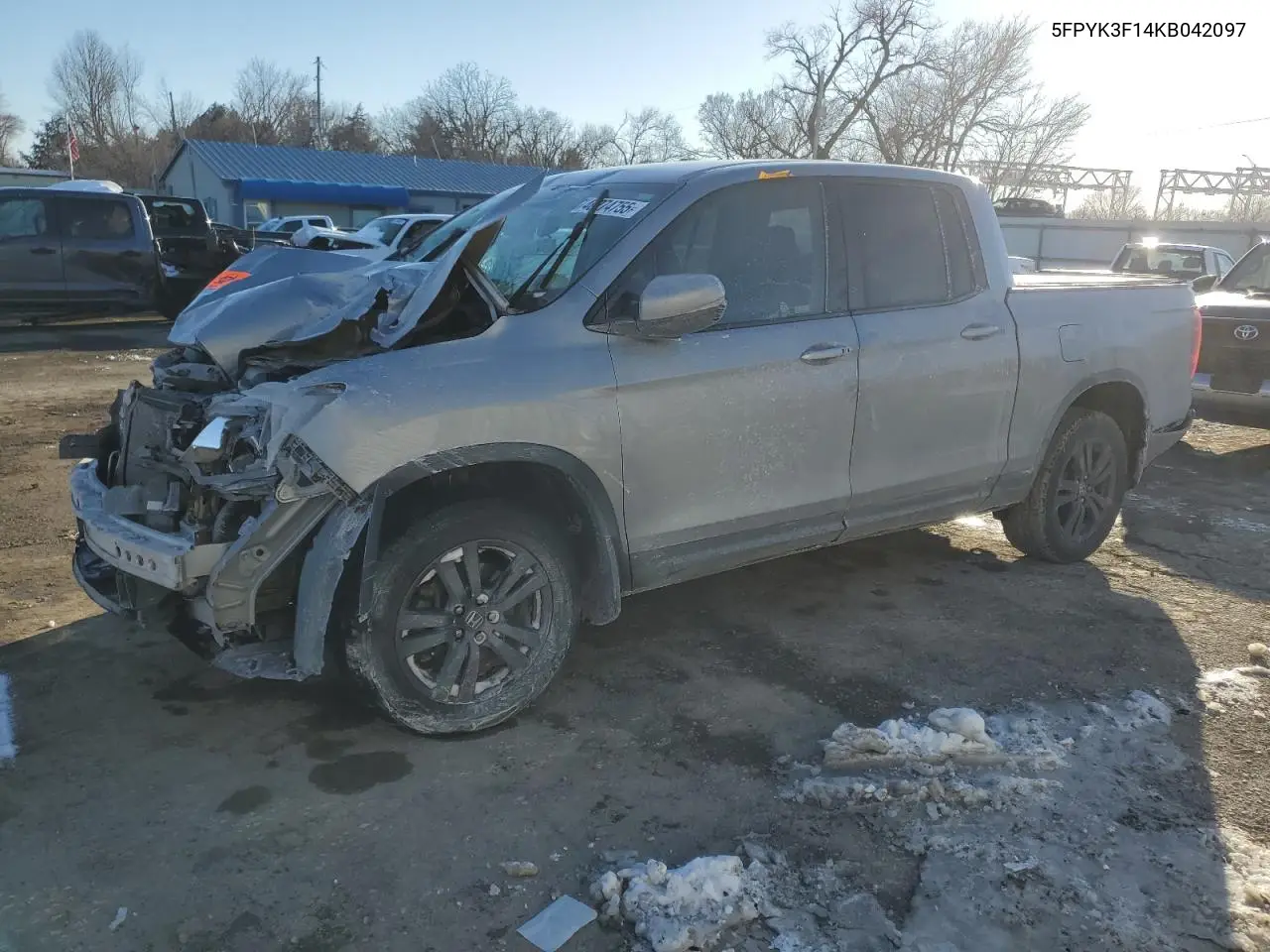 2019 Honda Ridgeline Sport VIN: 5FPYK3F14KB042097 Lot: 46274755