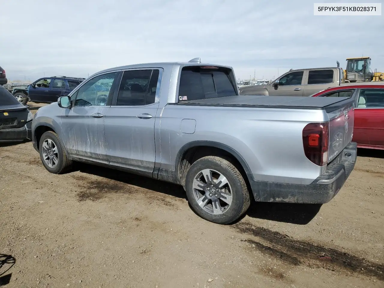 2019 Honda Ridgeline Rtl VIN: 5FPYK3F51KB028371 Lot: 47839265