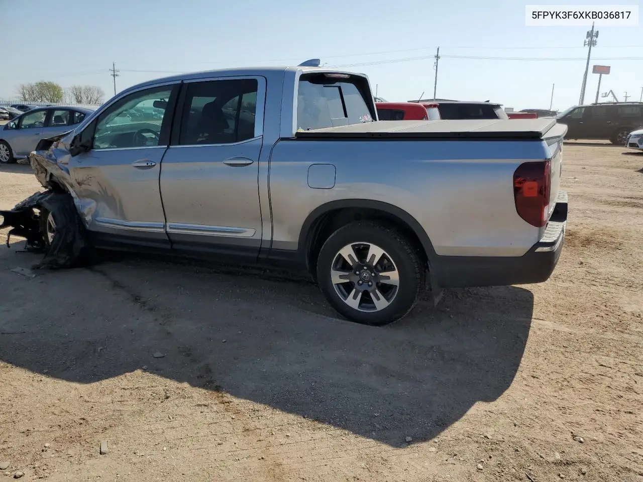 2019 Honda Ridgeline Rtl VIN: 5FPYK3F6XKB036817 Lot: 55364265