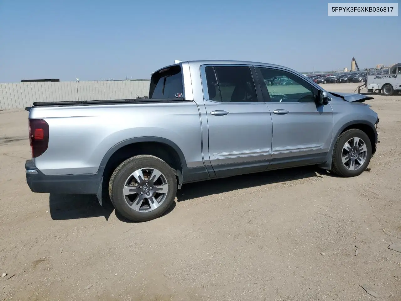 2019 Honda Ridgeline Rtl VIN: 5FPYK3F6XKB036817 Lot: 55364265