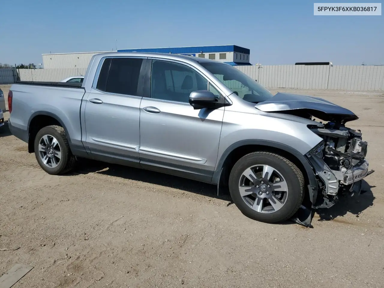 2019 Honda Ridgeline Rtl VIN: 5FPYK3F6XKB036817 Lot: 55364265
