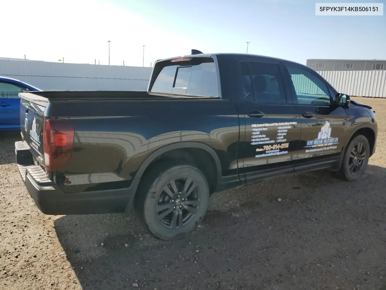 2019 Honda Ridgeline Sport VIN: 5FPYK3F14KB506151 Lot: 56627275