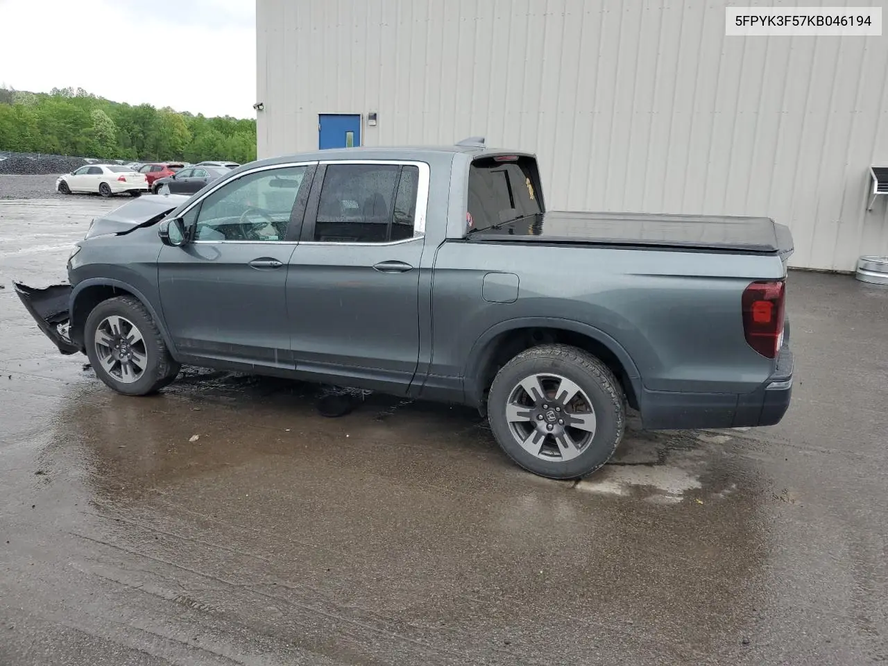 2019 Honda Ridgeline Rtl VIN: 5FPYK3F57KB046194 Lot: 56636565