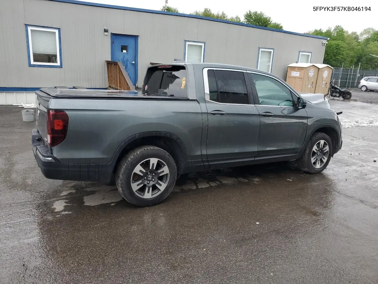 2019 Honda Ridgeline Rtl VIN: 5FPYK3F57KB046194 Lot: 56636565