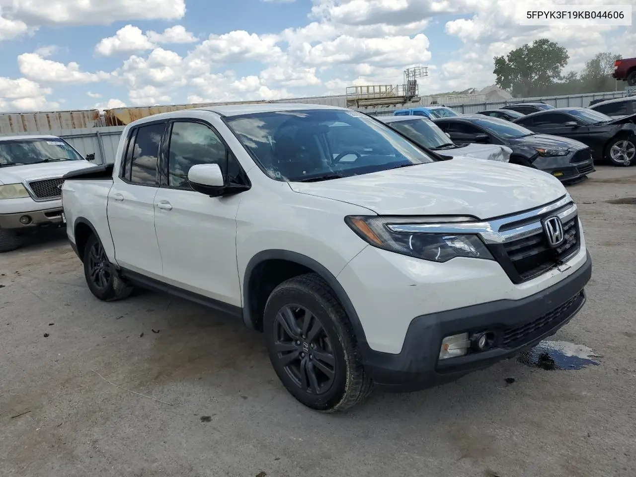 2019 Honda Ridgeline Sport VIN: 5FPYK3F19KB044606 Lot: 56926995