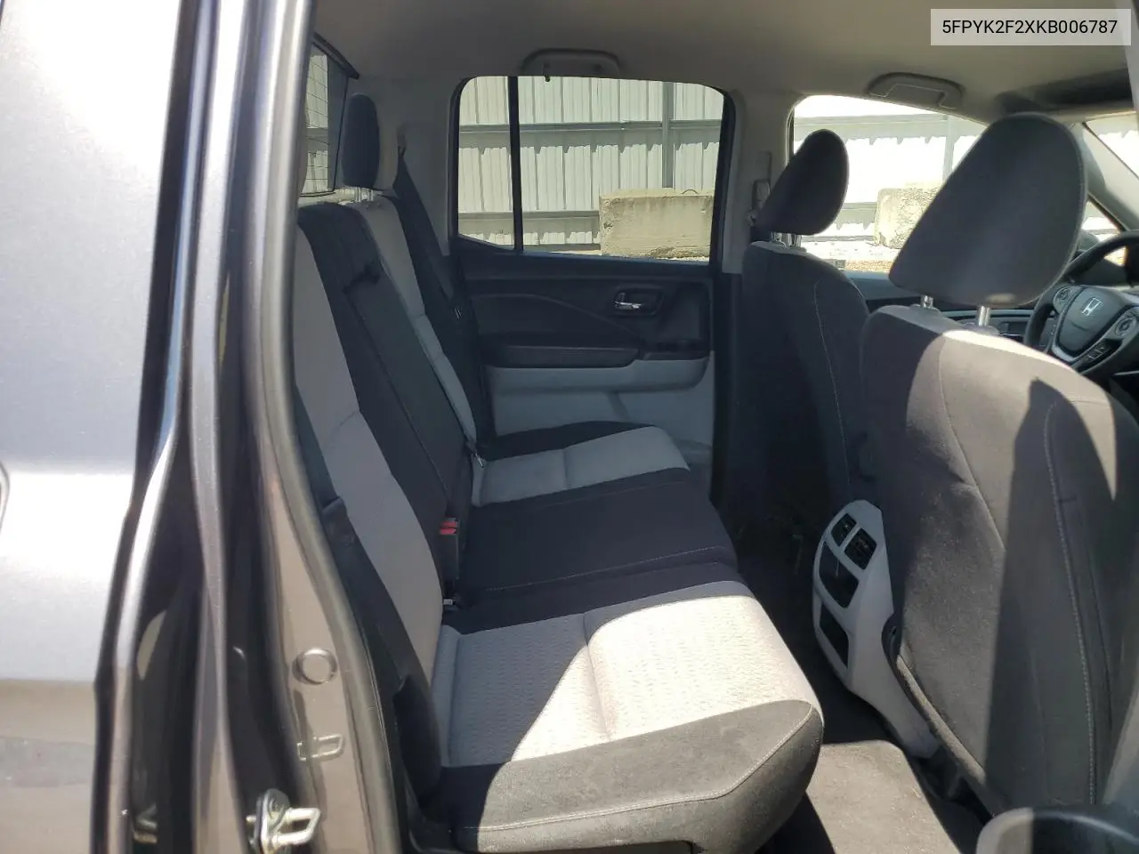 2019 Honda Ridgeline Rt VIN: 5FPYK2F2XKB006787 Lot: 60698245