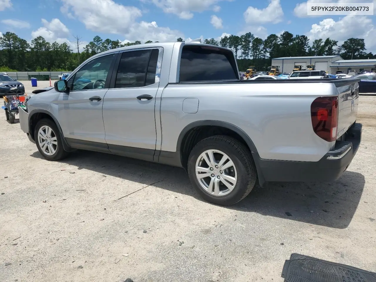 2019 Honda Ridgeline Rt VIN: 5FPYK2F20KB004773 Lot: 61124885