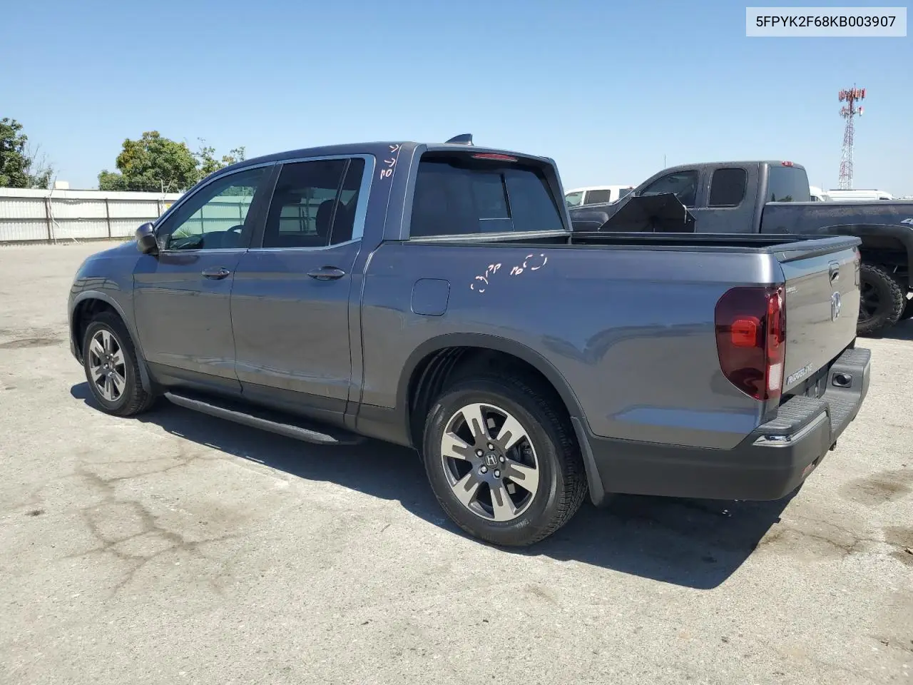 2019 Honda Ridgeline Rtl VIN: 5FPYK2F68KB003907 Lot: 61276325