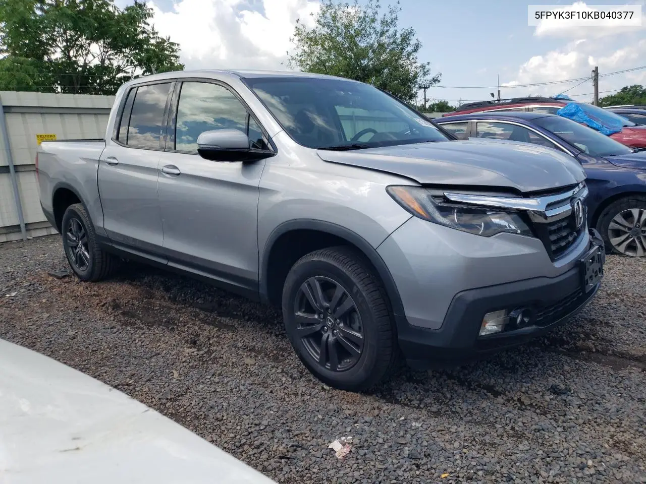 2019 Honda Ridgeline Sport VIN: 5FPYK3F10KB040377 Lot: 61388595