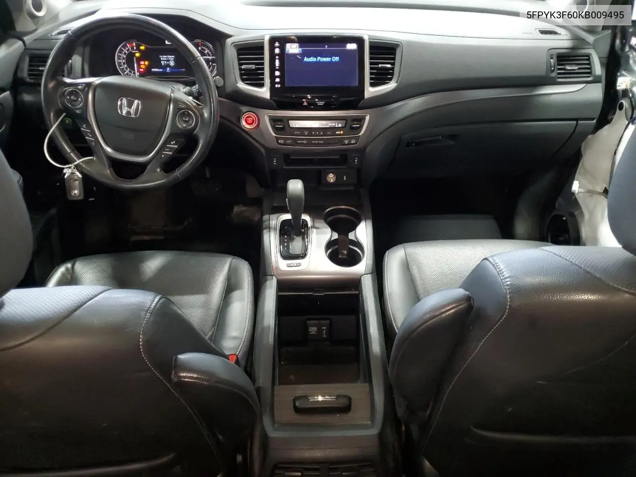 2019 Honda Ridgeline Rtl VIN: 5FPYK3F60KB009495 Lot: 61578405