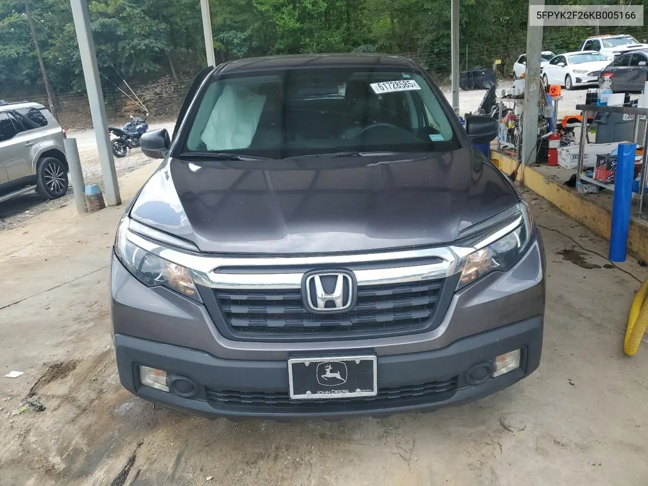 2019 Honda Ridgeline Rt VIN: 5FPYK2F26KB005166 Lot: 61728585