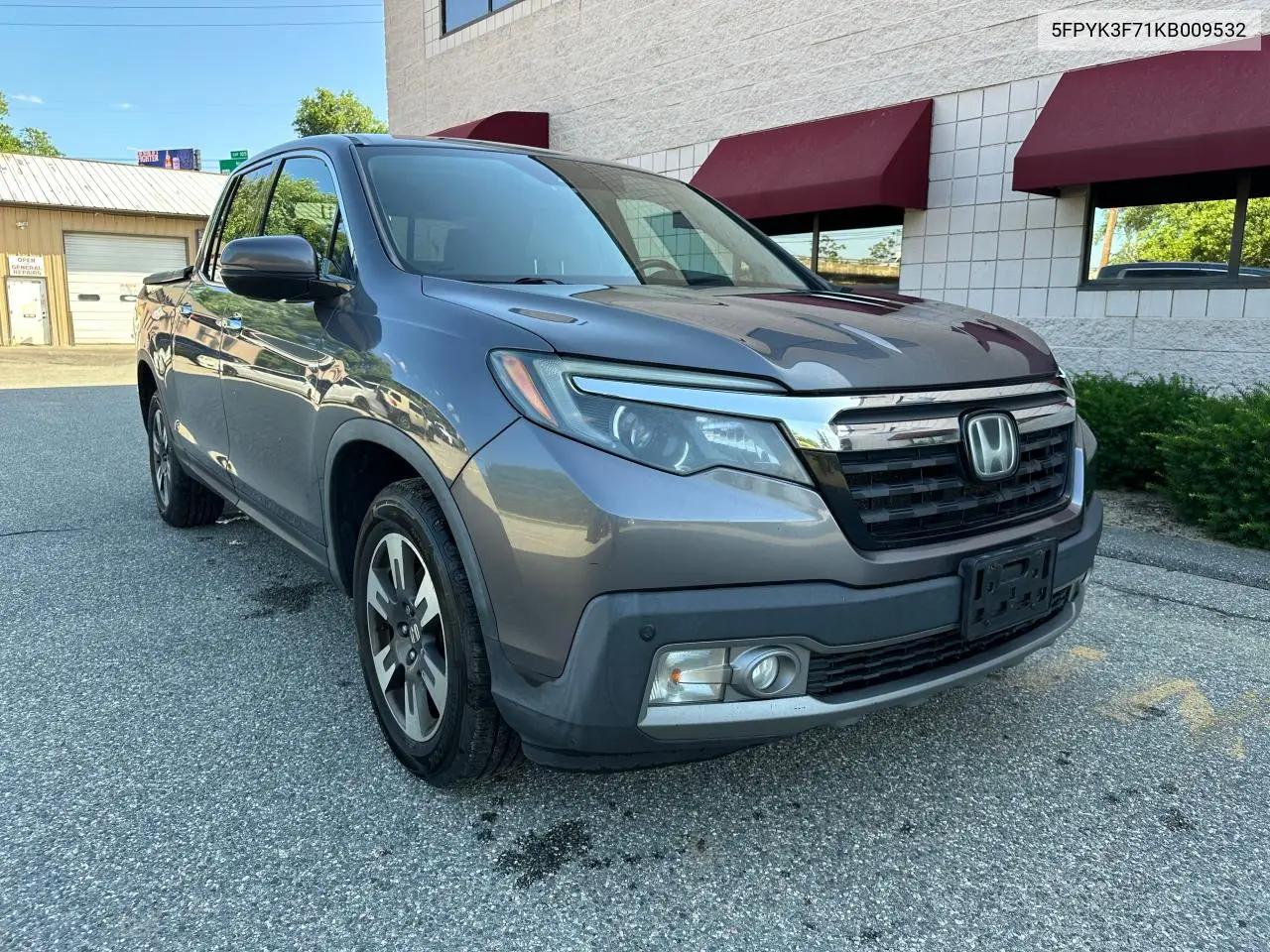 2019 Honda Ridgeline Rtl VIN: 5FPYK3F71KB009532 Lot: 62606745