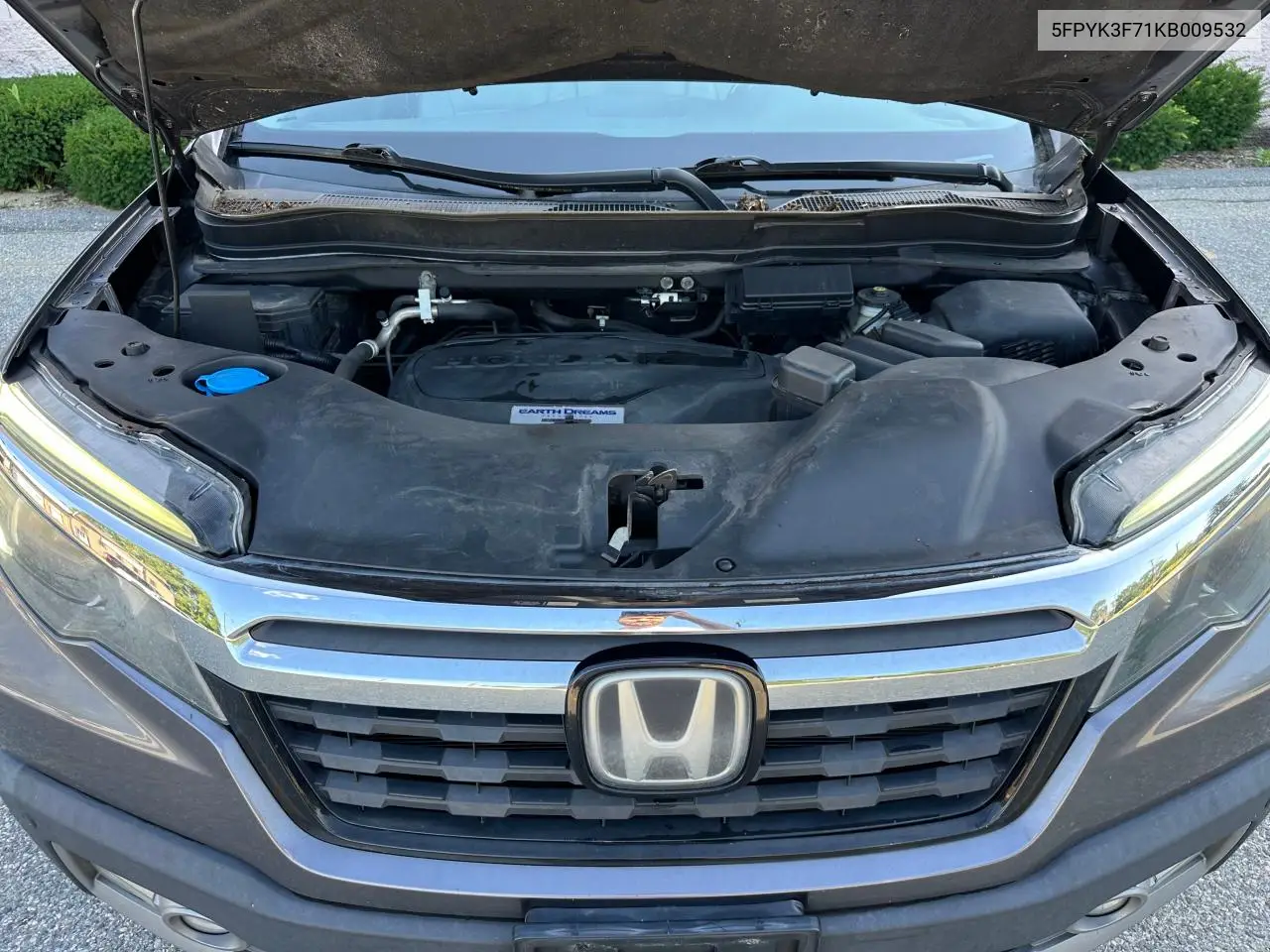 2019 Honda Ridgeline Rtl VIN: 5FPYK3F71KB009532 Lot: 62606745