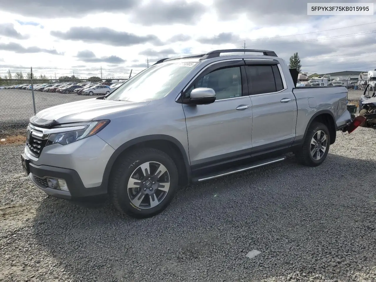 2019 Honda Ridgeline Rtl VIN: 5FPYK3F75KB015995 Lot: 62758905