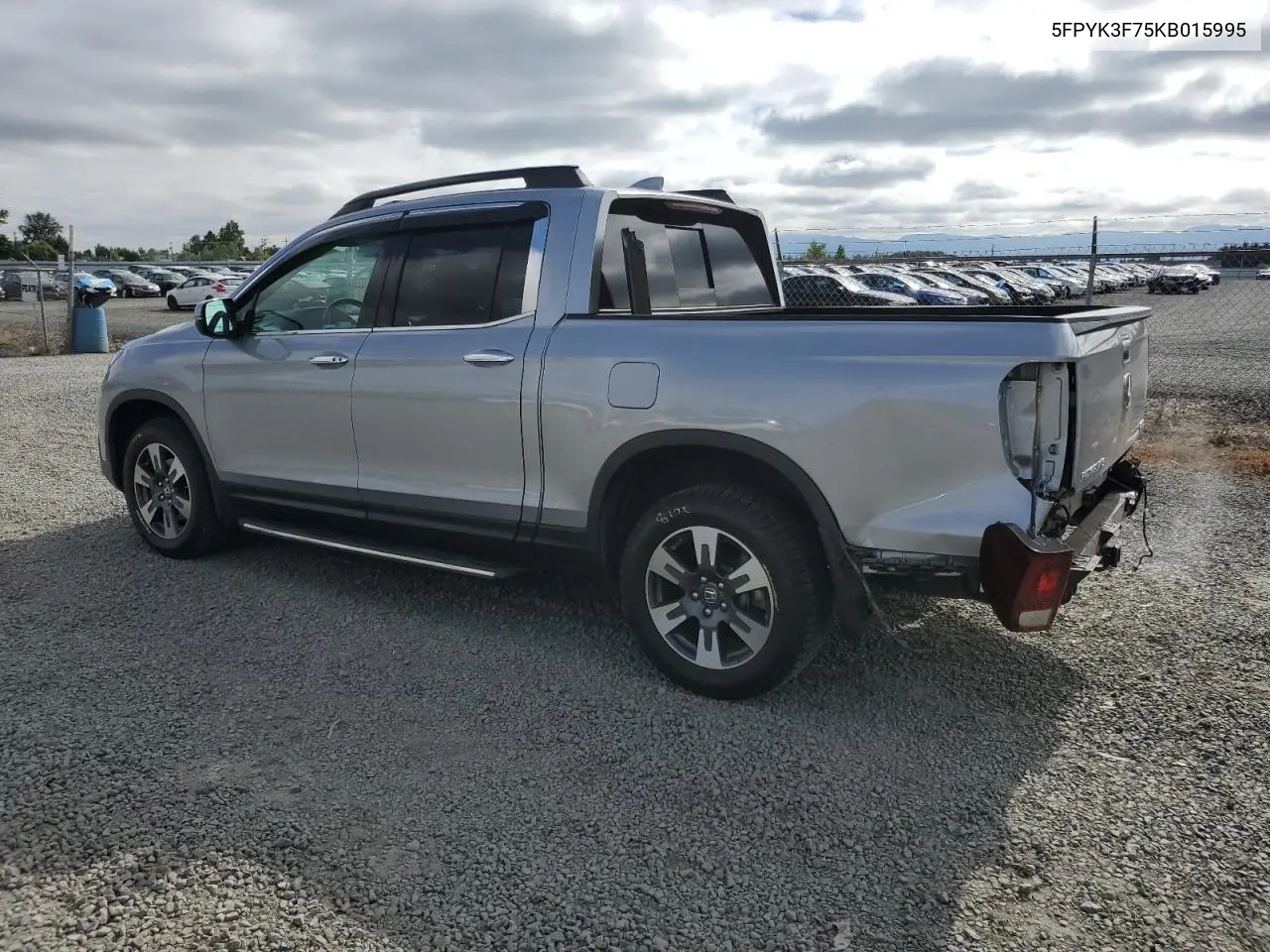 2019 Honda Ridgeline Rtl VIN: 5FPYK3F75KB015995 Lot: 62758905
