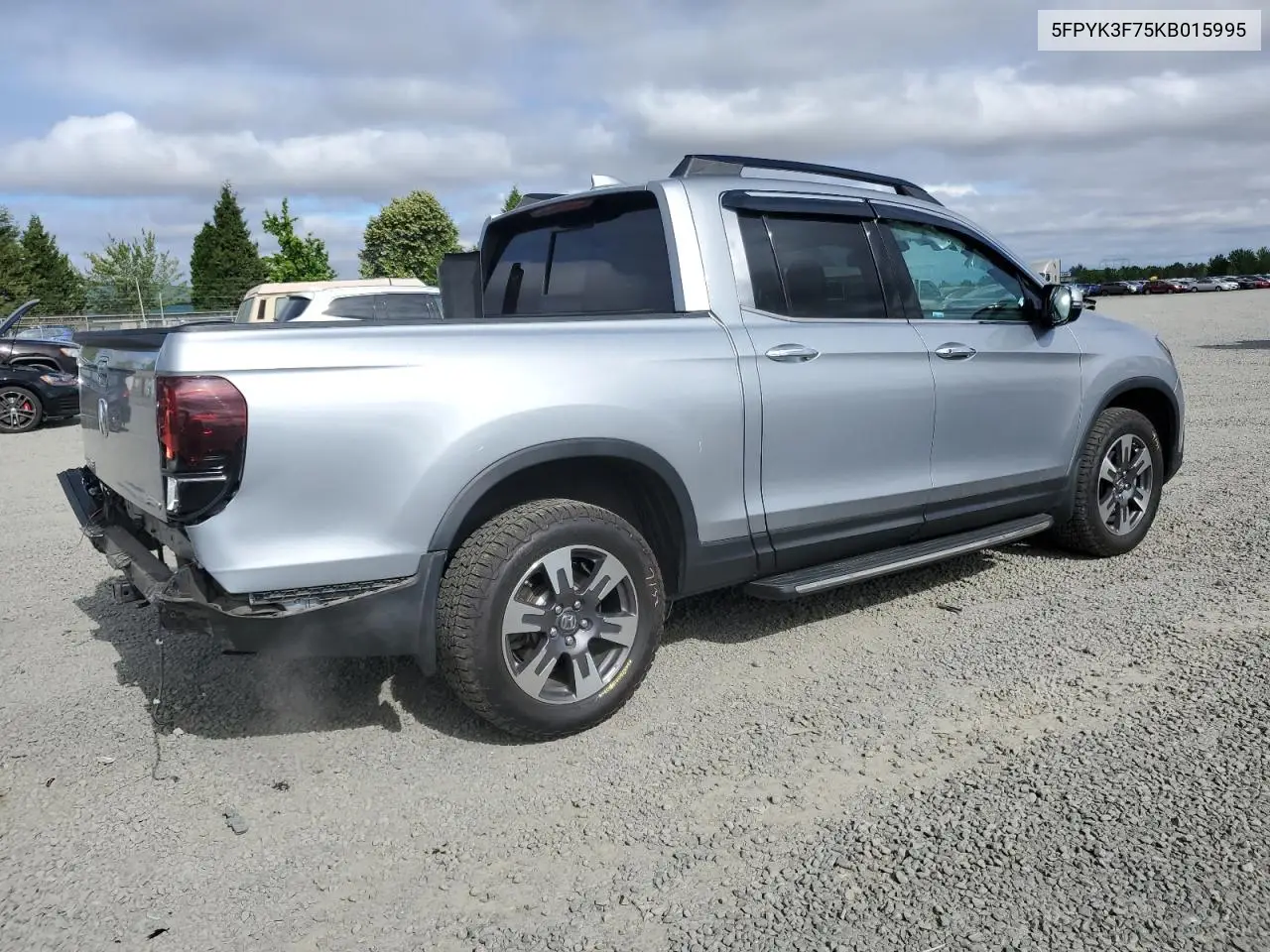 2019 Honda Ridgeline Rtl VIN: 5FPYK3F75KB015995 Lot: 62758905