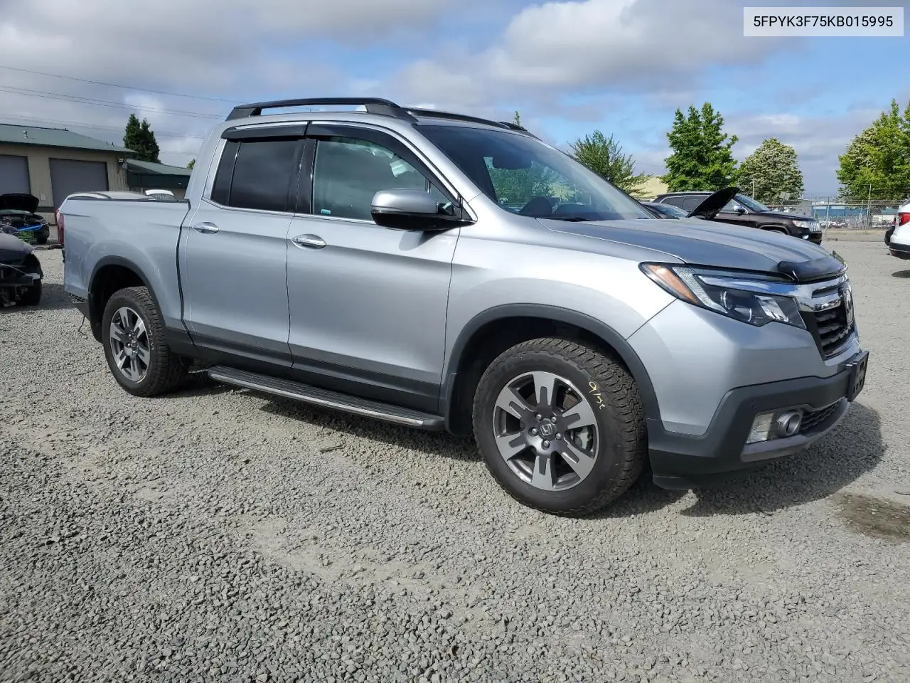 2019 Honda Ridgeline Rtl VIN: 5FPYK3F75KB015995 Lot: 62758905