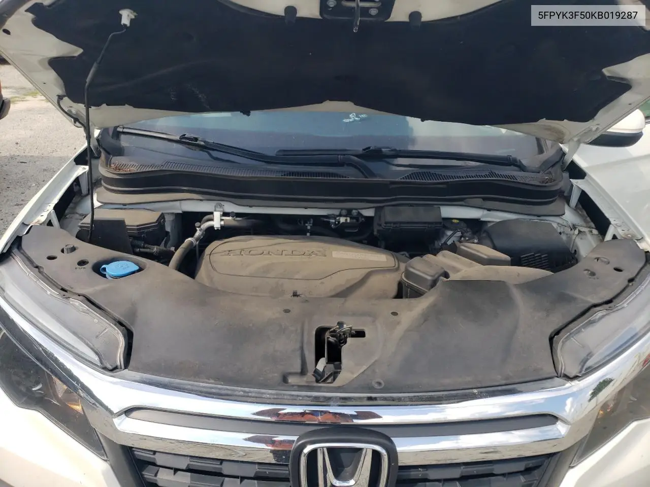 2019 Honda Ridgeline Rtl VIN: 5FPYK3F50KB019287 Lot: 62890975
