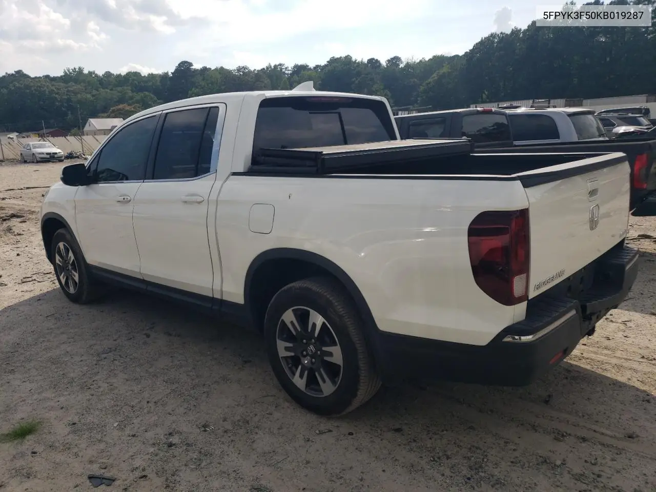 2019 Honda Ridgeline Rtl VIN: 5FPYK3F50KB019287 Lot: 62890975