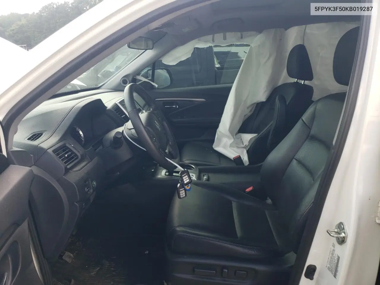 2019 Honda Ridgeline Rtl VIN: 5FPYK3F50KB019287 Lot: 62890975