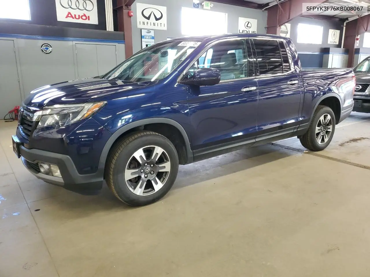 2019 Honda Ridgeline Rtl VIN: 5FPYK3F76KB008067 Lot: 66334745