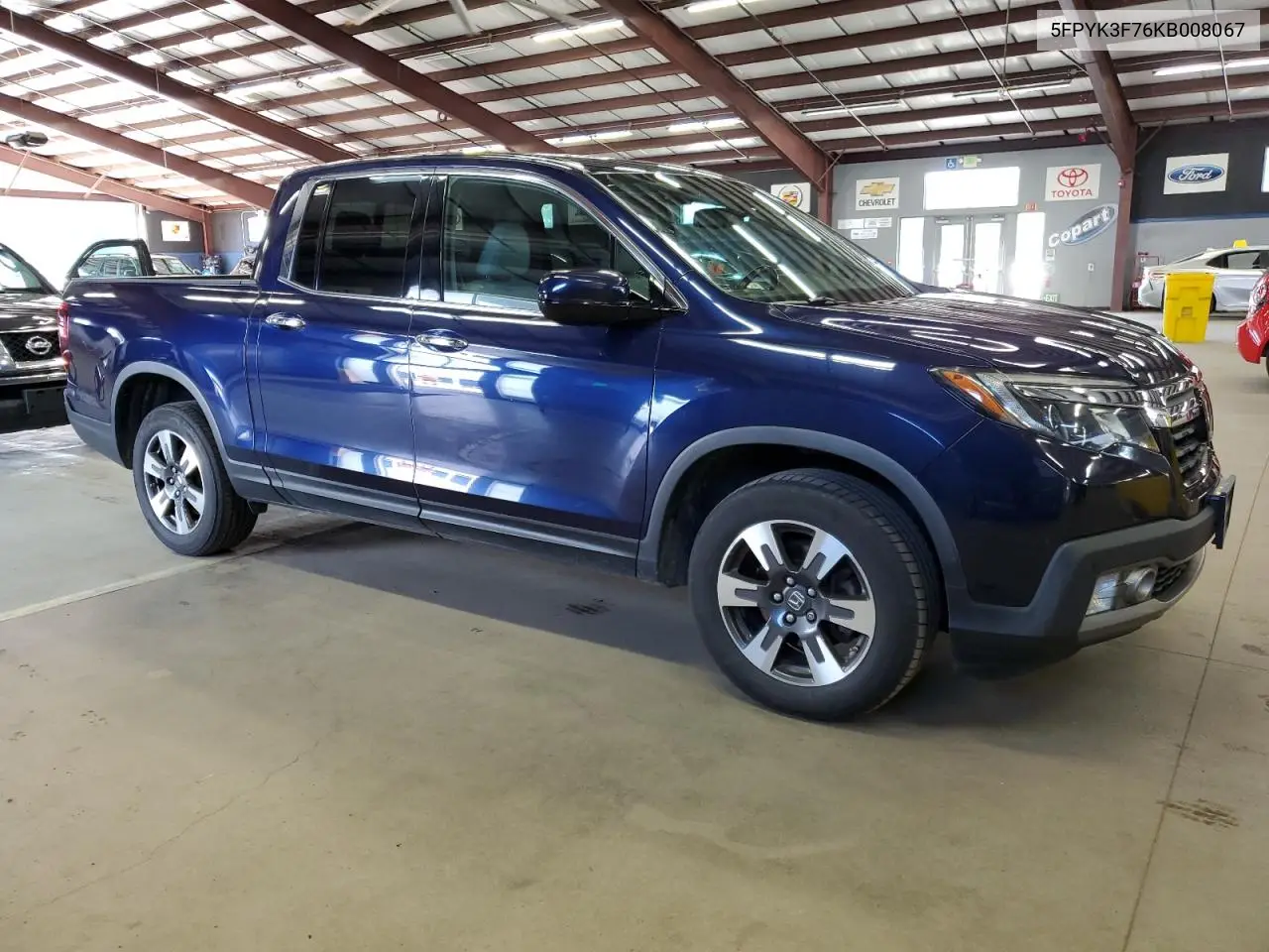 2019 Honda Ridgeline Rtl VIN: 5FPYK3F76KB008067 Lot: 66334745