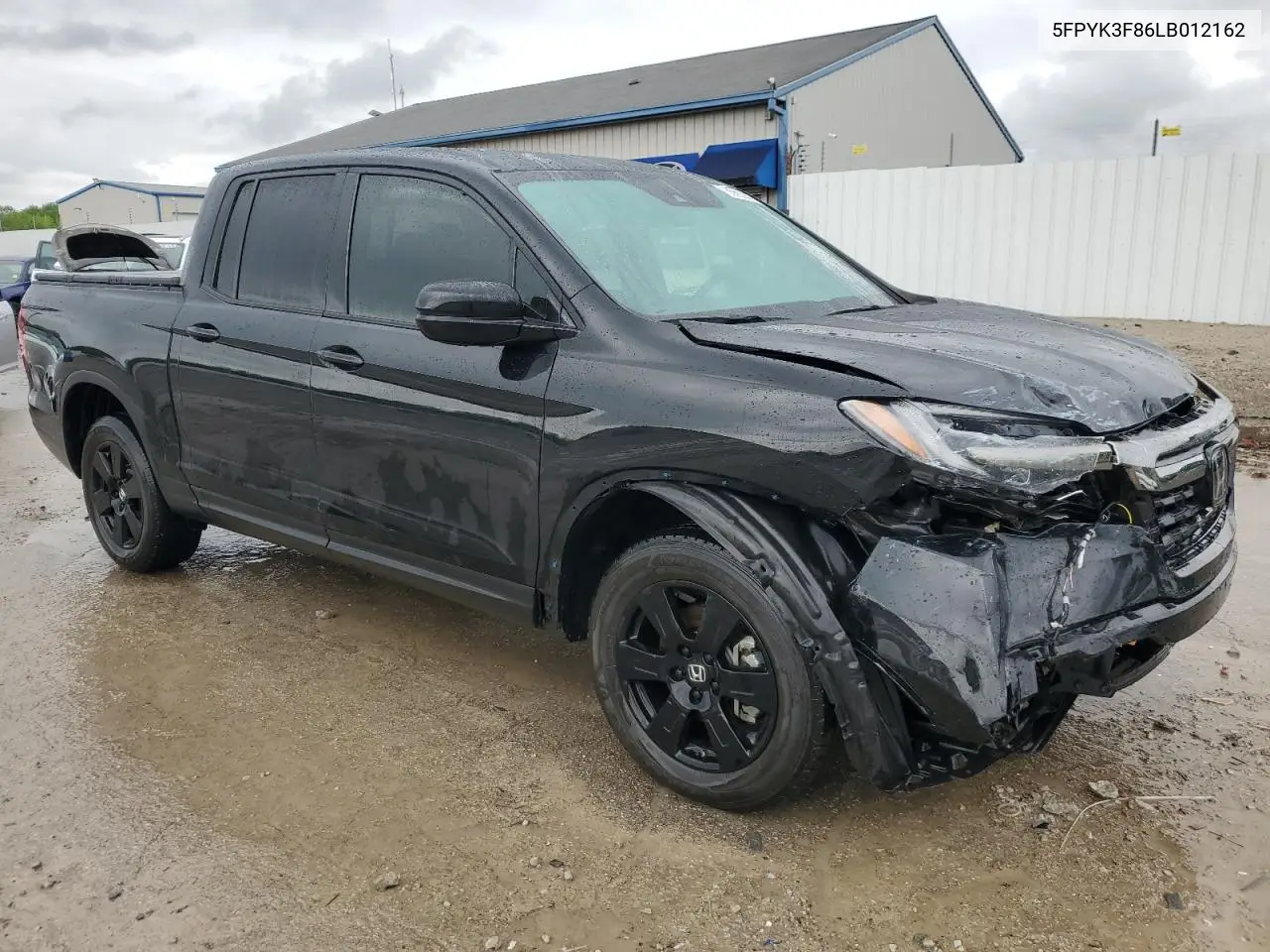 2020 Honda Ridgeline Black Edition VIN: 5FPYK3F86LB012162 Lot: 55620905