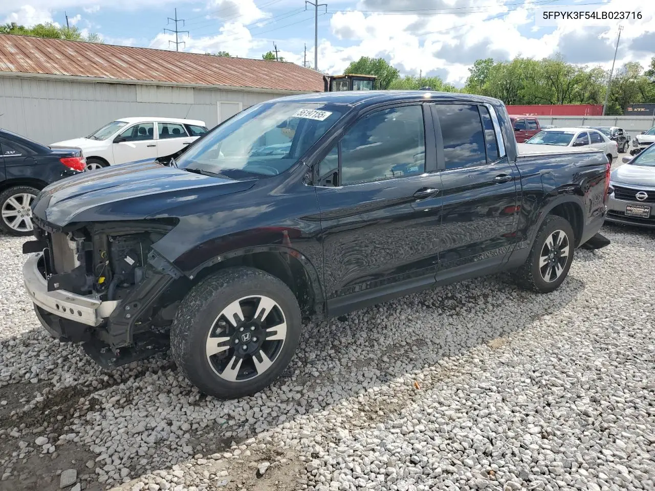 2020 Honda Ridgeline Rtl VIN: 5FPYK3F54LB023716 Lot: 56197155