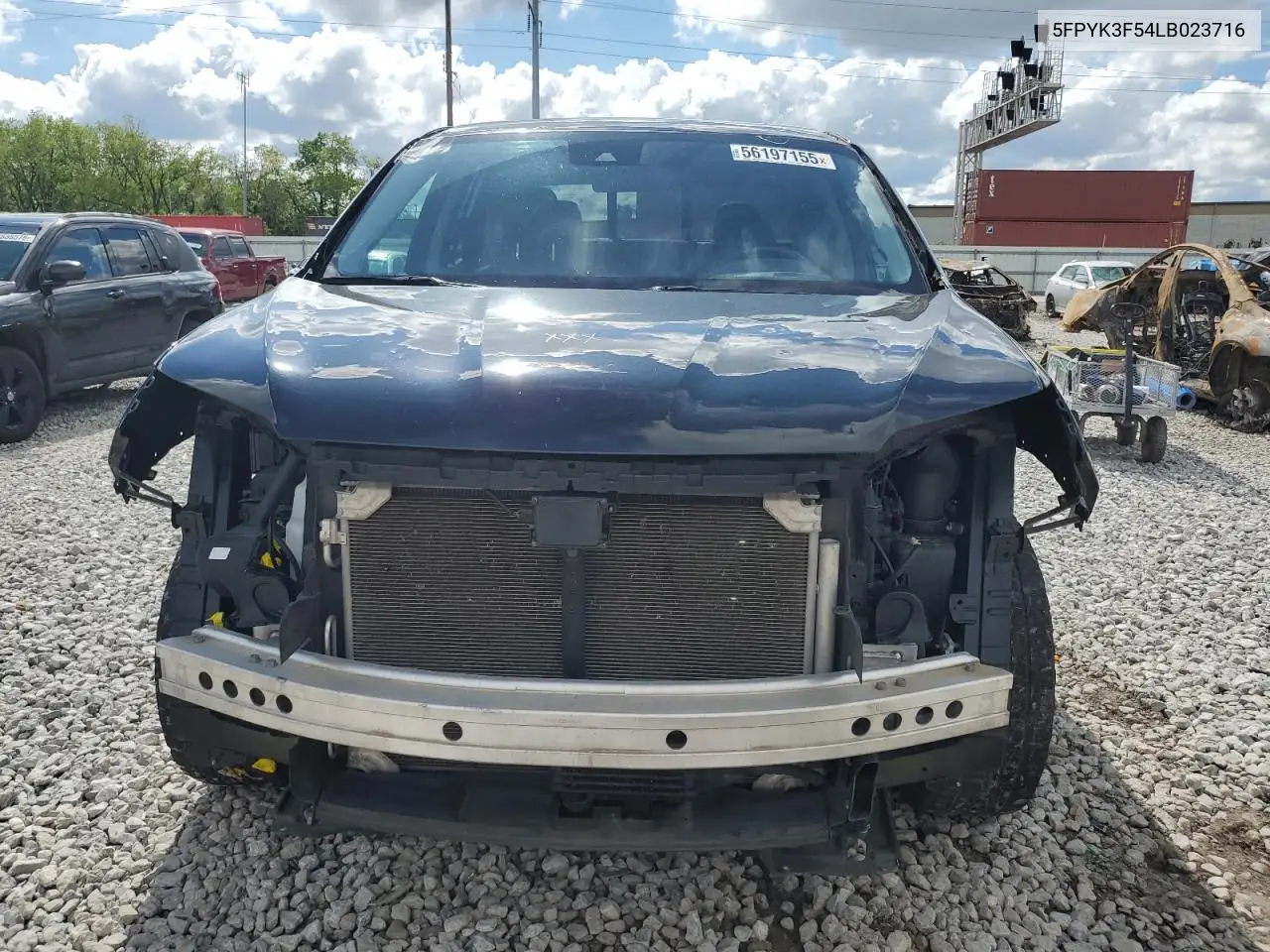 2020 Honda Ridgeline Rtl VIN: 5FPYK3F54LB023716 Lot: 56197155