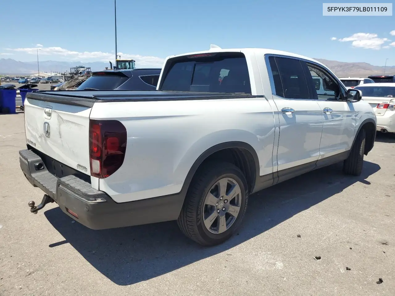 2020 Honda Ridgeline Rtl VIN: 5FPYK3F79LB011109 Lot: 56551735