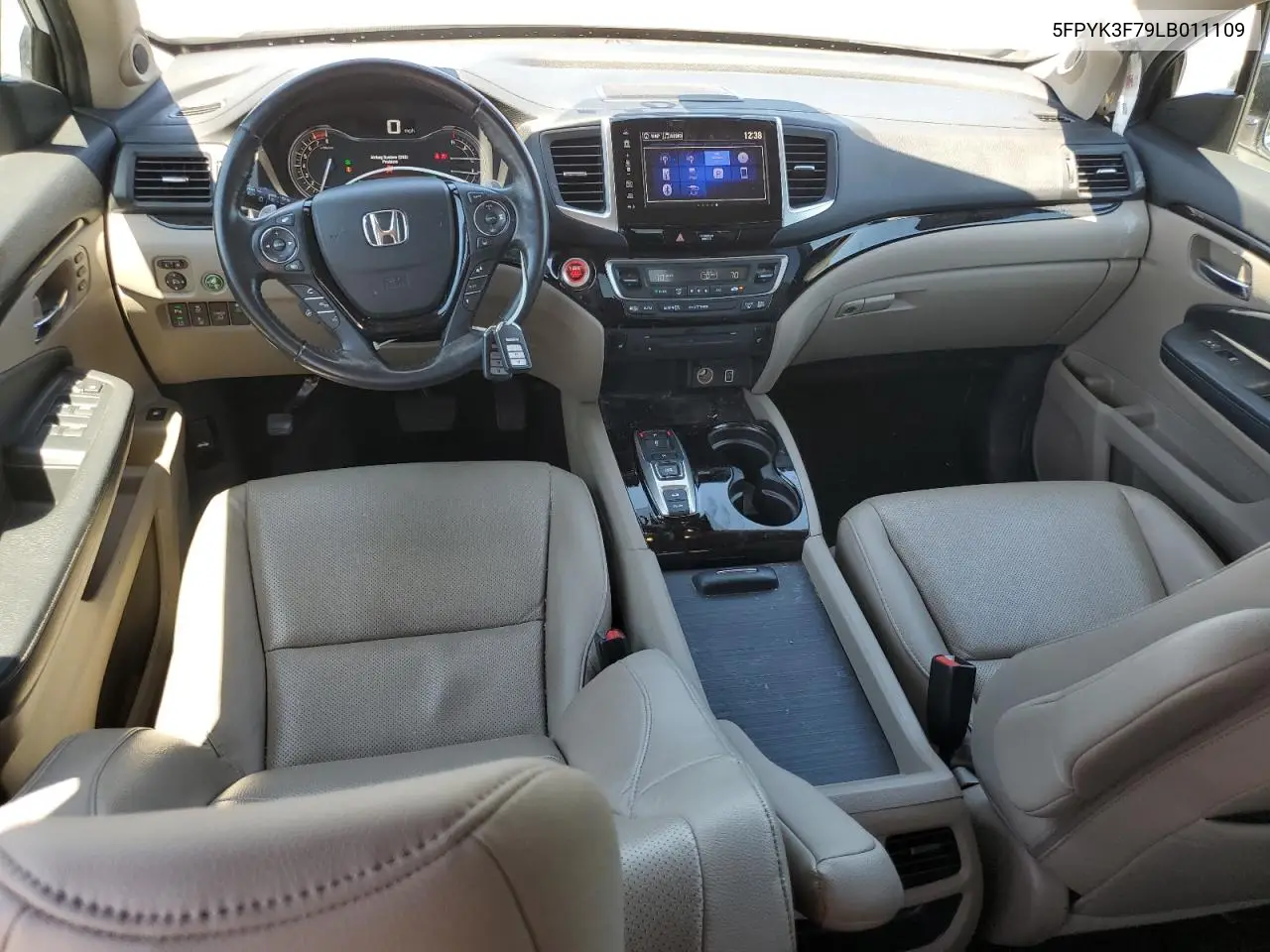 2020 Honda Ridgeline Rtl VIN: 5FPYK3F79LB011109 Lot: 56551735