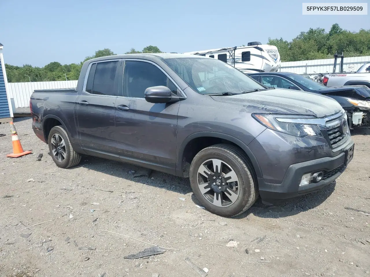 2020 Honda Ridgeline Rtl VIN: 5FPYK3F57LB029509 Lot: 61782295