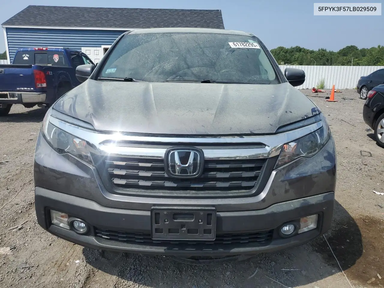2020 Honda Ridgeline Rtl VIN: 5FPYK3F57LB029509 Lot: 61782295