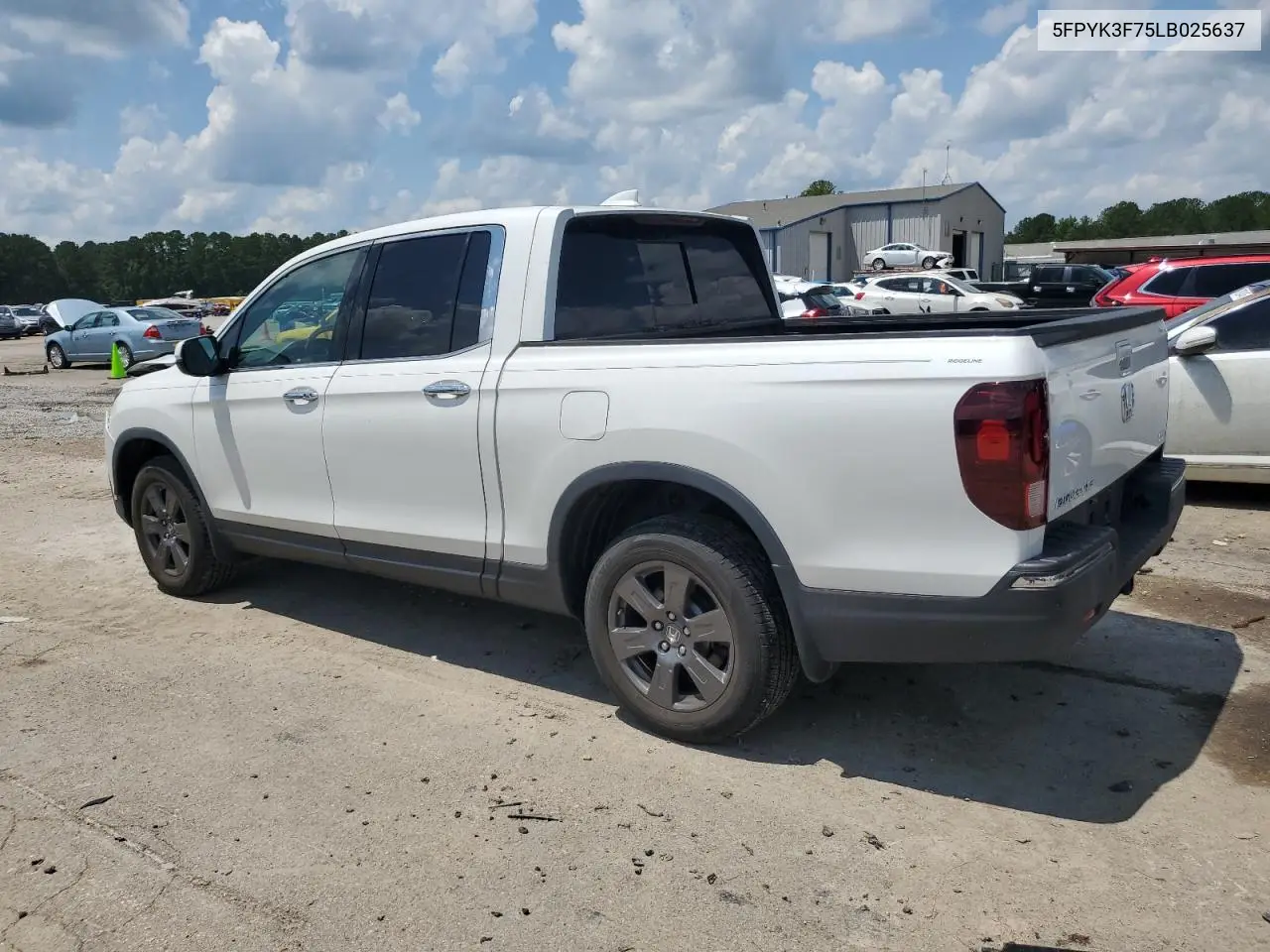 2020 Honda Ridgeline Rtl VIN: 5FPYK3F75LB025637 Lot: 61846715