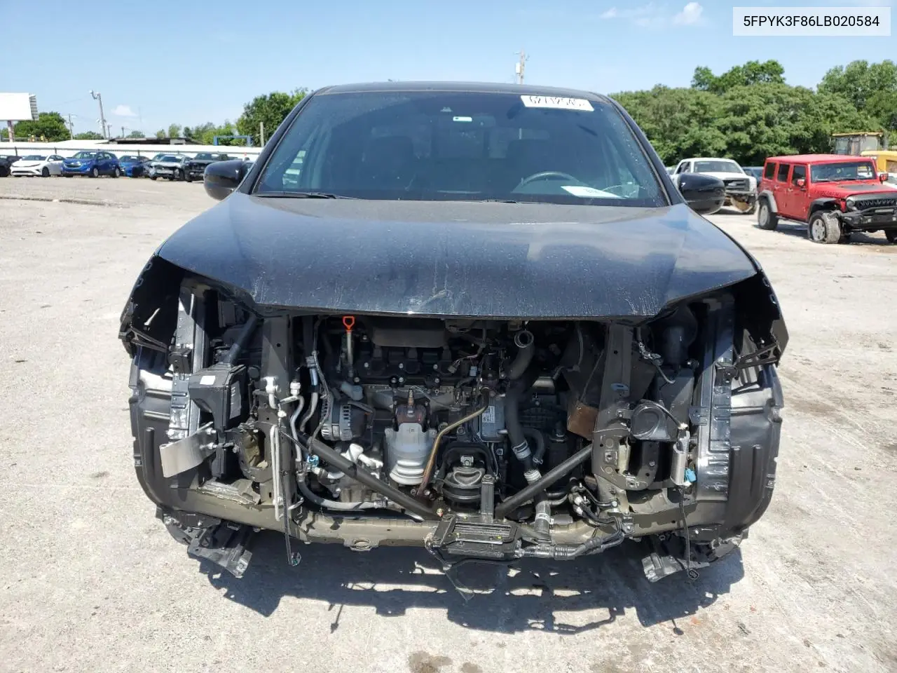2020 Honda Ridgeline Black Edition VIN: 5FPYK3F86LB020584 Lot: 62712545