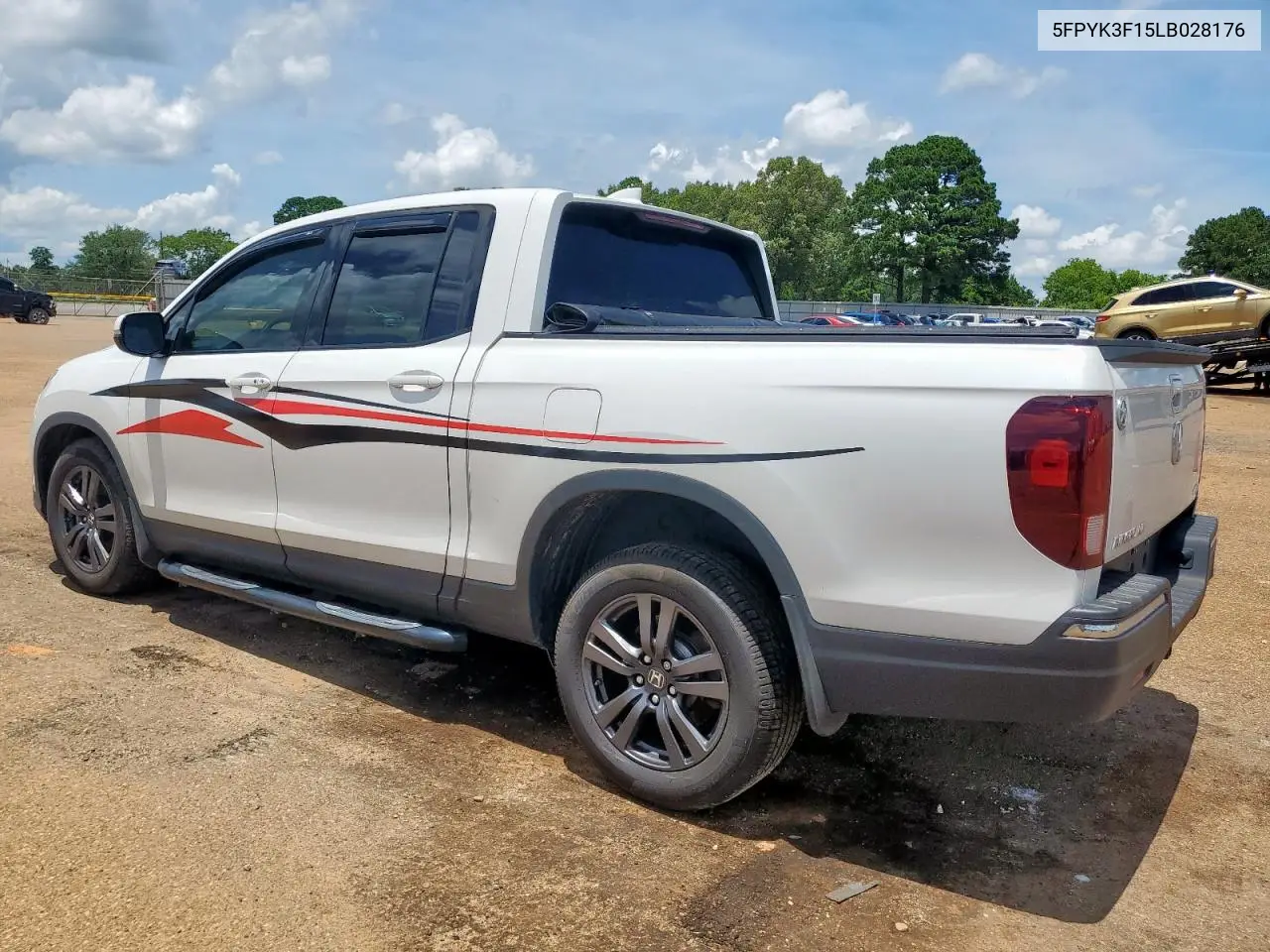 2020 Honda Ridgeline Sport VIN: 5FPYK3F15LB028176 Lot: 62750315