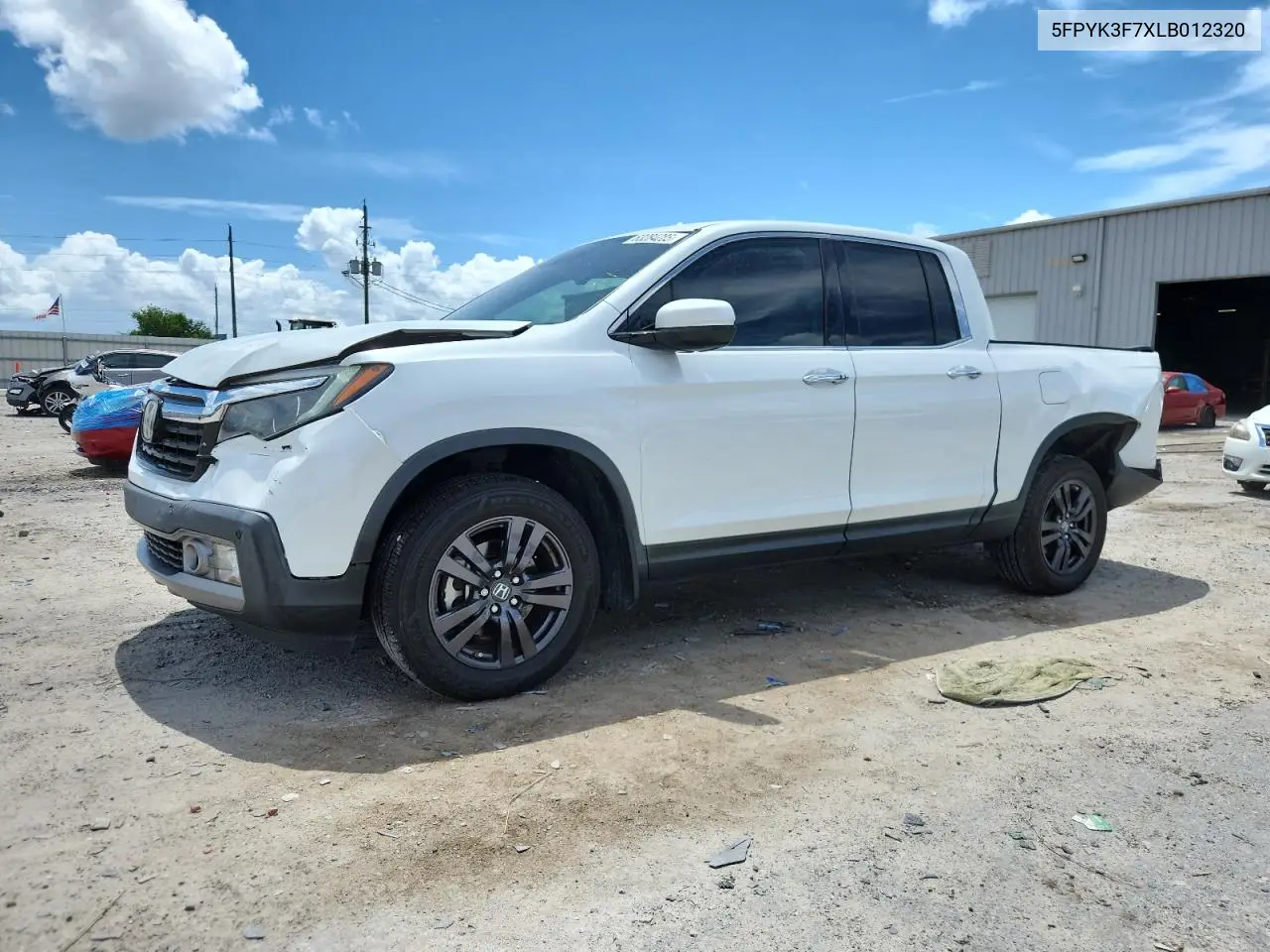 2020 Honda Ridgeline Rtl VIN: 5FPYK3F7XLB012320 Lot: 63284285
