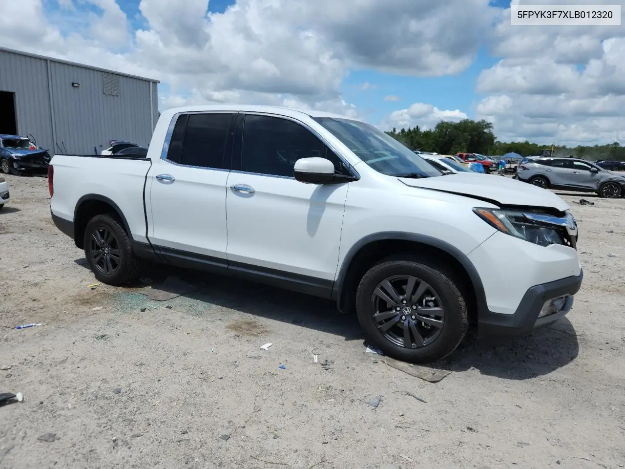 2020 Honda Ridgeline Rtl VIN: 5FPYK3F7XLB012320 Lot: 63284285