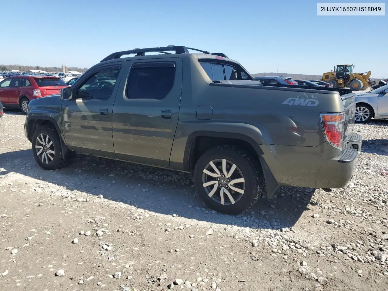 2007 Honda Ridgeline Rtl VIN: 2HJYK16507H518049 Lot: 50506725
