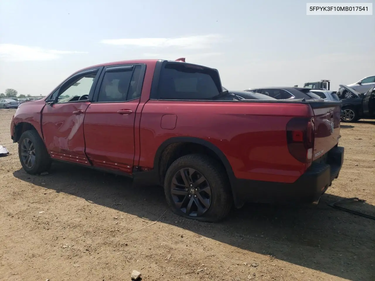 2021 Honda Ridgeline Sport VIN: 5FPYK3F10MB017541 Lot: 60257215
